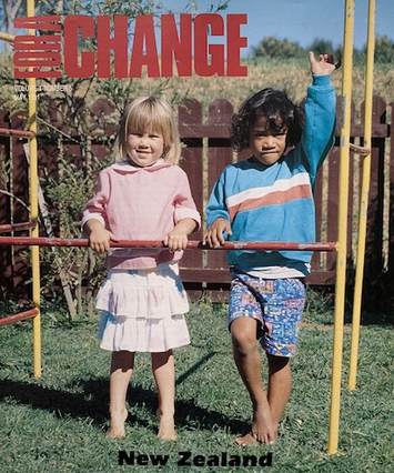 Cover of For A Change magazine