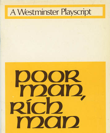 'Poor Man, Rich Man' book cover in English