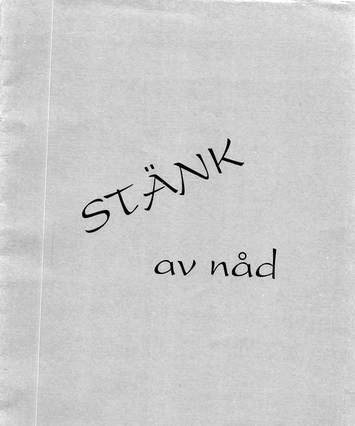 'Stänk av nåd' pamphlet cover in Swedish
