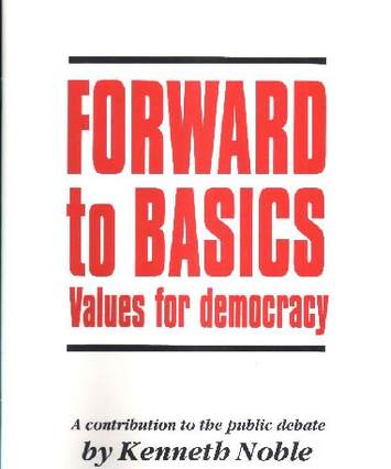 "Forward to basics" booklet cover in English