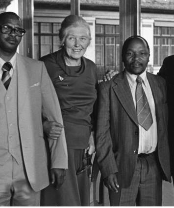 Mr Gaelejwe,Mrs Hatty,Mr Molatlhwa,Cyril Hatty Group Photo