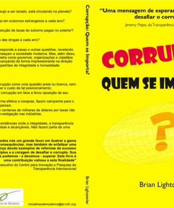 Capa do livro: Corrupção: quem se importa?