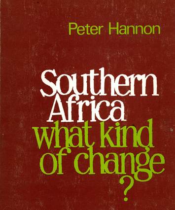 Bookcover in brown with text Southern Africa in white