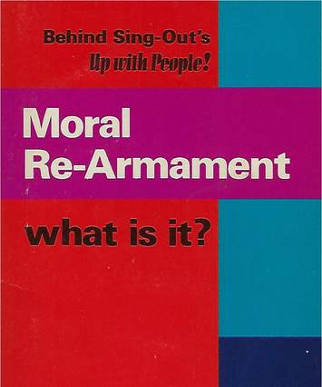 Book cover, 'Moral Re-Armament - what is it?'