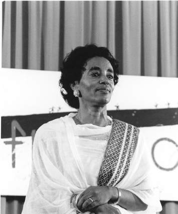 Mrs Abeba Tesfagiorgis, the co-founder and director of the Center for Human Rights and Development, in Asmara, Eritrea