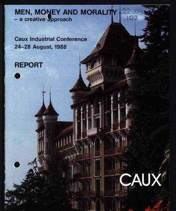 Caux Industrial Conference report -  August 1988