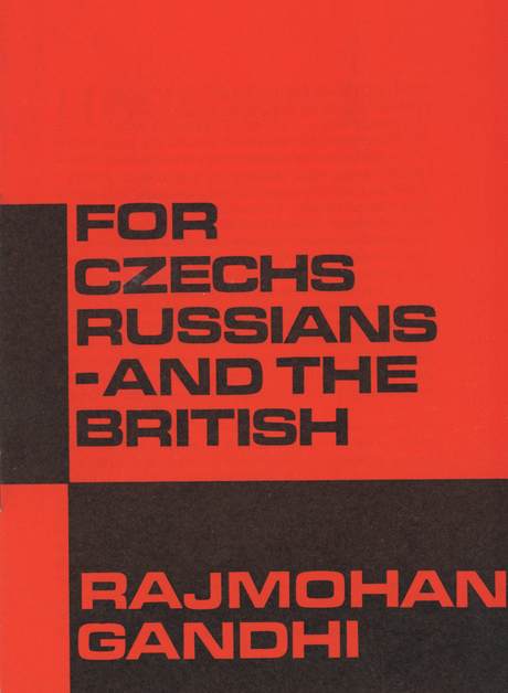 For Czechs, Russians - and the British, booklet cover