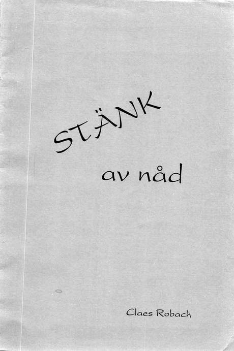 'Stänk av nåd' pamphlet cover in Swedish