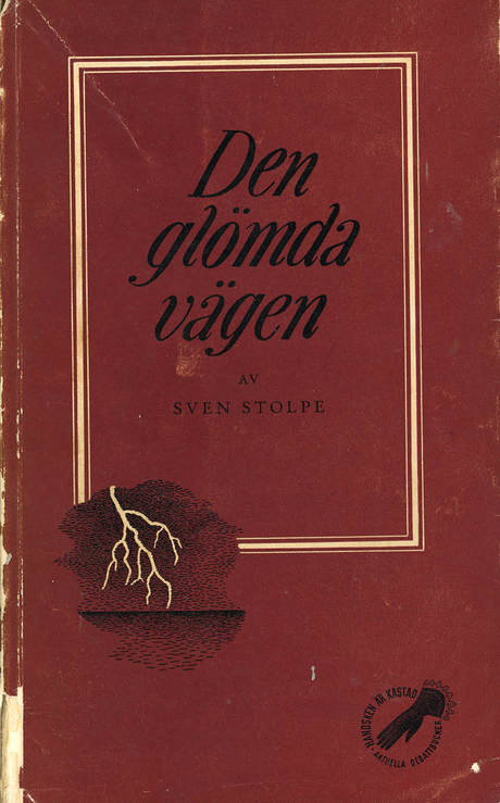 'Den glömda vägen' book cover in Swedish