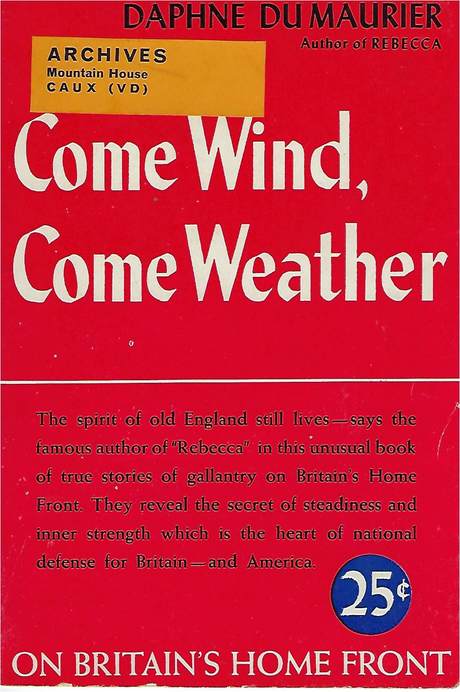 Come Wind, Come Weather, book cover