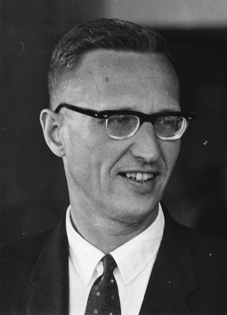 Harry Almond, B&W portrait photo
