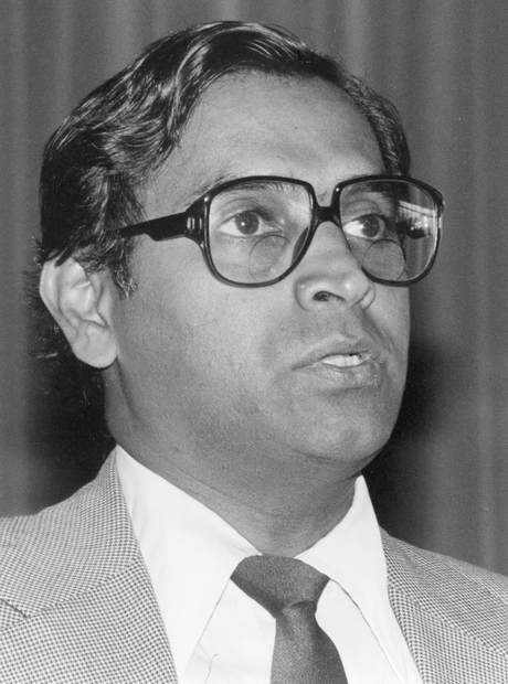 J. Dhanapala(Ambassador Sri Lanka), B&W portrait photo