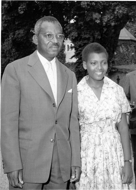 Charles Assale with his daughter Bettina