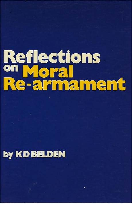 'Reflection on Moral Re-Armament' by Ken Belden, book cover