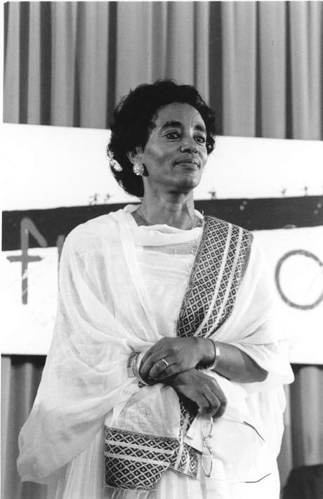 Mrs Abeba Tesfagiorgis, the co-founder and director of the Center for Human Rights and Development, in Asmara, Eritrea