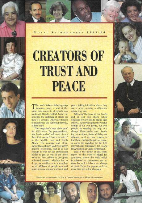 Cover of Creators of Trust and Peace