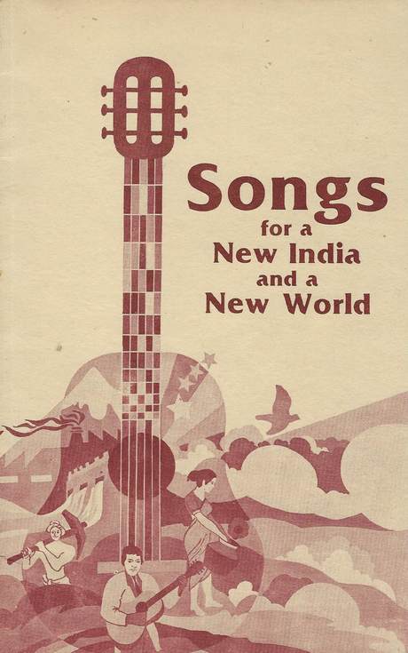 "Songs for a New India and a New World" booklet cover