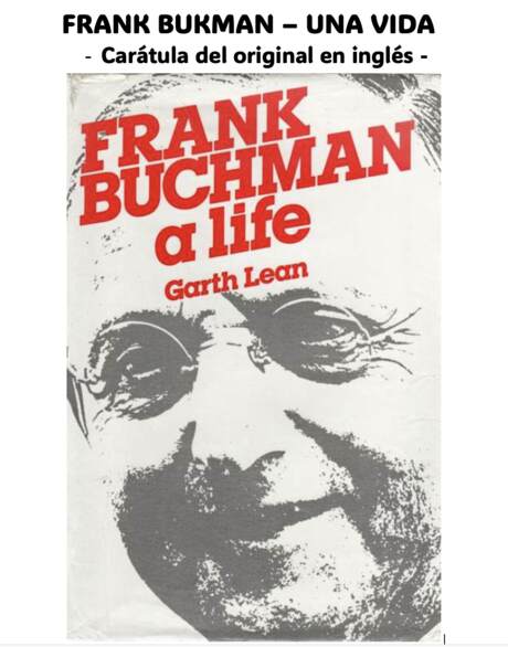 cover page of the book in English, Frank Buchman: A Life